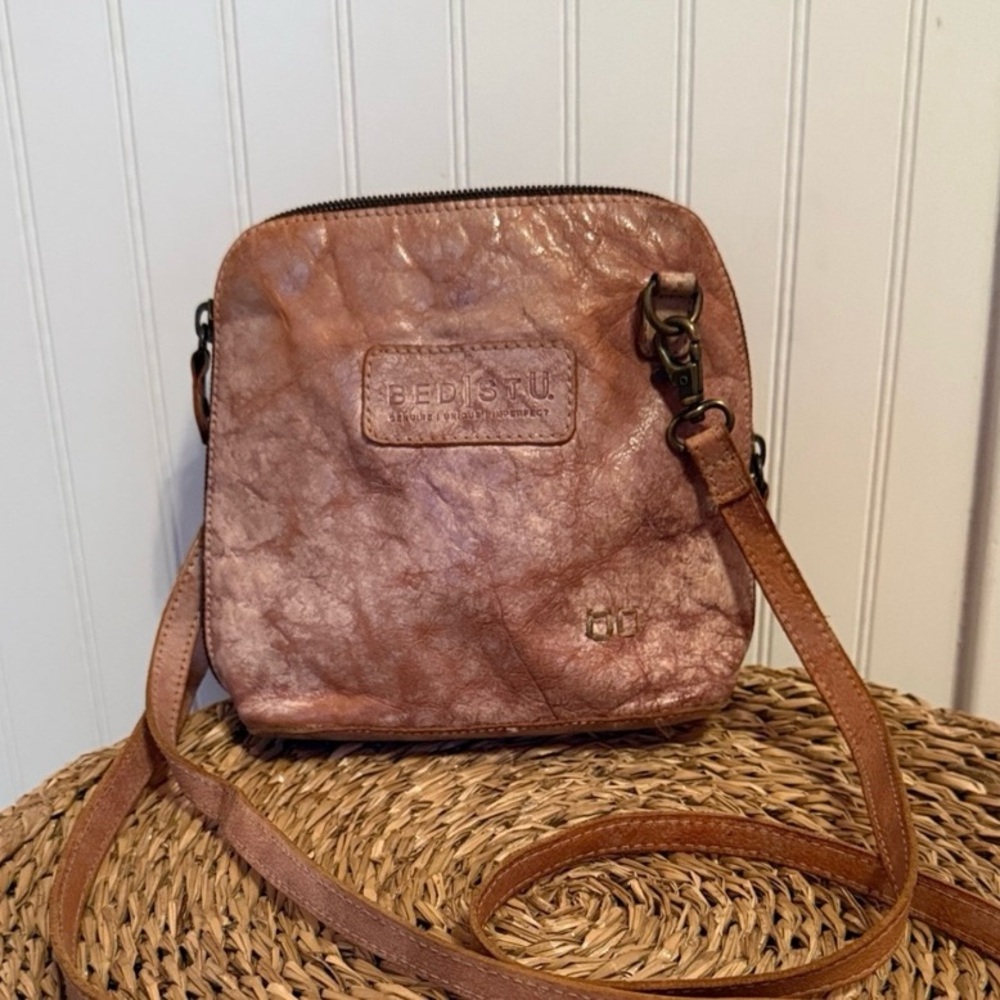 BED|STU Rose Leather Crossbody Bag - Good Condition